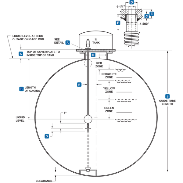 Tank Specifications Drawing